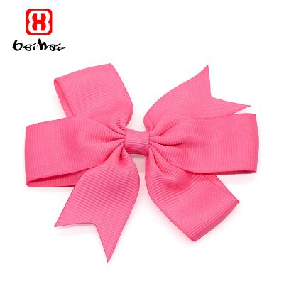 China High tenacity custom 40 colors grosgrain ribbon bows alligator hair clips hair accessories for babies for sale