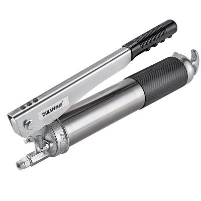 China Engineering High Pressure Equipment Pressure Oiler Manual Gear Stainless Steel Tie Rod Manual Grease Pump Oil Filling Gun for sale