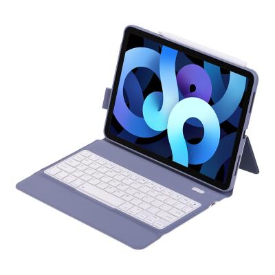 China High Quality Colorful Smart Leather Wireless BT Keyboard Case For iPad Air 4 10.9