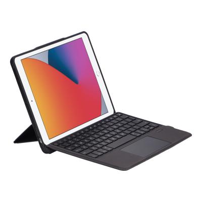 China Factory Wholesale BT Detachable PU Leather Wireless Backlight Keyboard Case with Touchpad for iPad 10.2