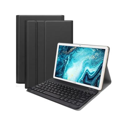 China High Quality Detachable Leather Tablet Cover PU Leather Wireless BT Keyboard Case For Huawei Mediapad M6 10.8 inch for sale