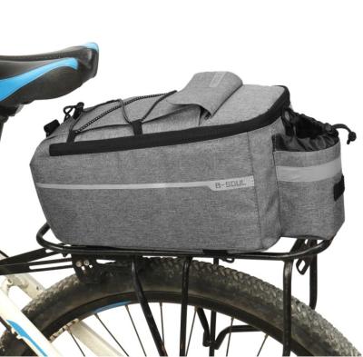 China Large Capacity Fast Bicycle Polyester 10l Polyester Rigging Seat Bag Back Packing Bike for sale