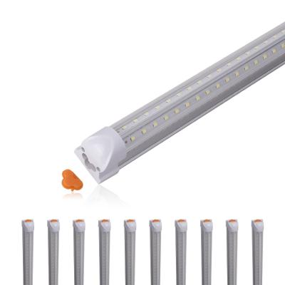 China Warehouse T8 LED Tube For Home Or Industry Hot Sale And Factory Price 72W Cover Bright Body Lamp Light Item Lighting Industrial Flame for sale