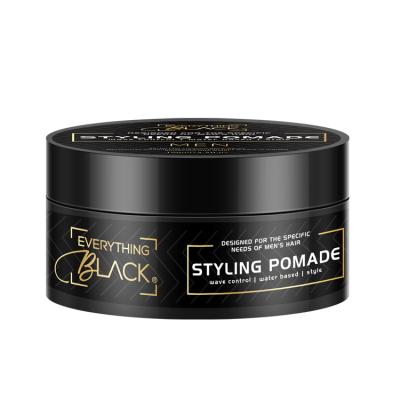 China Everythingblack Organic Brand Water Based Organic Men Wave Pomade Highlights Natural Wave Pattern for sale