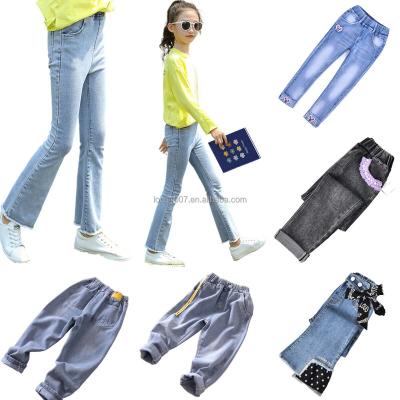 China 2022 New Breathable 3-10 Years Teenage Jeans Spring Autumn Fashion Slim Thick Sport Pants For Children Kids Handsome Casual Trousers for sale