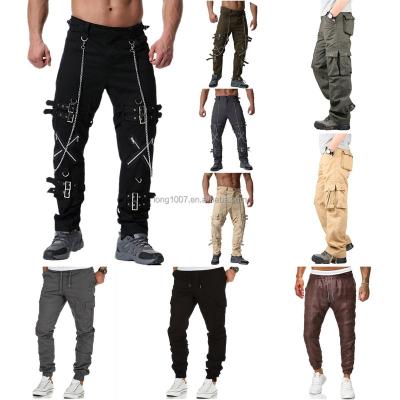 China Viable Casual Harajuku Patchwork Joggers Men Drawstring Pants Tracksuits 2022 Jogging Mens Sportswear Oversized Cotton Streetwear for sale