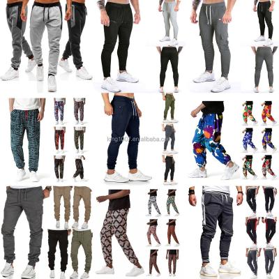 China 2022 New Sustainable Jogging Pants Men Zipper Pockets Sport Sweatpants Running Pants Cotton Trackpants Slim Fit Pants Bodybuilding Pants for sale