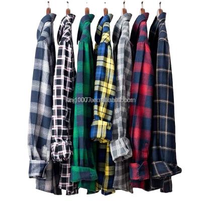 China wholesale Anti-Wrinkle Fashion Mens High Quality Plaid Long Sleeve Casual Men's Shirt for sale