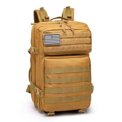 China Outdoor Sports Travel Hiking Camping 45L Outdoor Waterproof Molle Mountains Army Hiking Tactical Backpack for sale