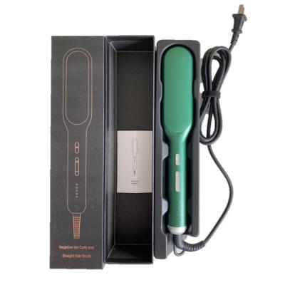 China Hotel Plasma Thermal Straighten Curl Hair Brush Easy Hair Styling Tool Electric Comb for sale