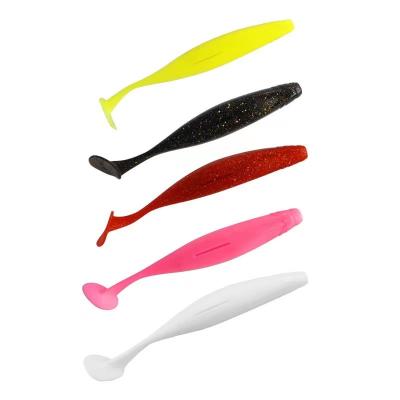 China Custom PVC T-tail soft bait PVC artificial soft bait design soft strethcand good toughness for sale