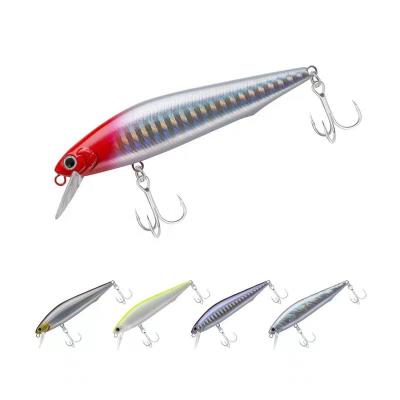 China NEW Silver Broadsword Long Cast Lures Hard Trout Fishing Lure Slow Sinking Minnow Minnow GJ[-1007 for sale