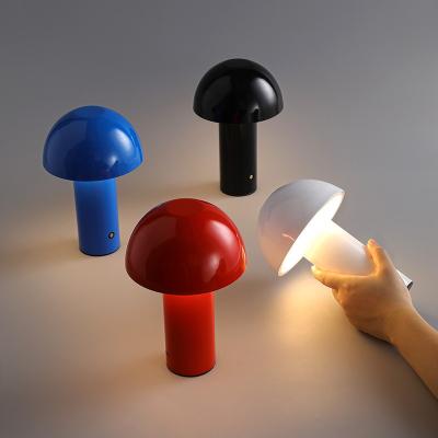 China Wholesale Modern Mushroom Design Battery Without Wire Night Light Table Top Living Room Led Lamp From China For Hotel for sale