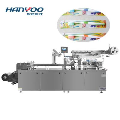 China HANYOO High Efficiency Low Price Toothbrush Correction Tape Blister Packing Machine Blackhead Extractor Paper Plastic Packing Machine for sale