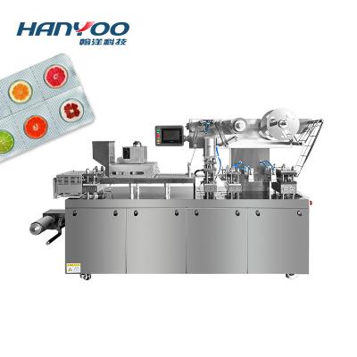 China Garment Shops HANYOO DPP-170A Small Pharmaceutical Industry Chew Gum Candy Capsule Blister Packing Machine for sale