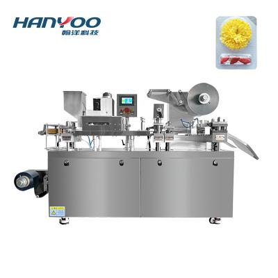 China Garment Shops HANYOO Pharmaceutical Small Alu-Alu/Alu-PVC Blister Dressing Machine DPP-120A Medical Candy Easy Operation for sale