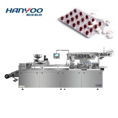 China HANYOO High Efficiency Hot Style Flat Type DPP-270F Custom Blister Pack for Tablet Pill Capsule Paste Butter Milk Blister Packing Machine for sale