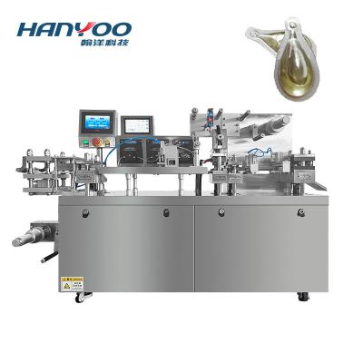 China HANYOO DPP-120Y High Yield Automatic Blister Packing Machine Honey Butter Sauce Chocolate Cream Olive Oil Liquid Filling for sale