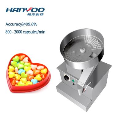 China Professional Professional Semi Automatic Tablet Capsule Pill HANYOO TPD Milk Tablets Counting Machine Soft Gel Pill Capsules Candy Counting for sale