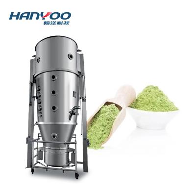 China HANYOO Granules Medicine Powder Drying Machine One Stage Glatt Fluid Bed Mixing Granulation Granulation Machine for sale