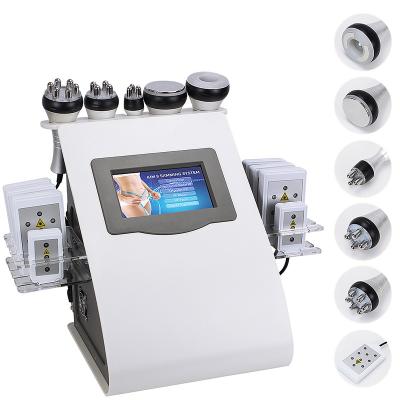 China 2021 Weight Loss Lipolaser RF Ultrasound Vacuum System 40K Portable Body Cavitation Slimming Beauty Equipment for sale