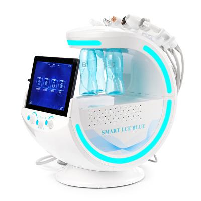 China New Smart Exfoliators Ice Blue Microdermabrasion Skin Peeling Beauty Machine Skin Tendering Facial Cleansing Scanner for sale