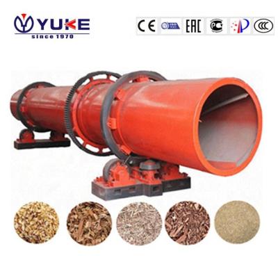 China Chemicals Processing Sawdust Chip Wood Shaving Rotary Wood Dryer for sale