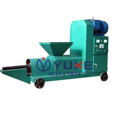 China wood waste production line bio sawdust straw fuel stick briquette press machine for sale