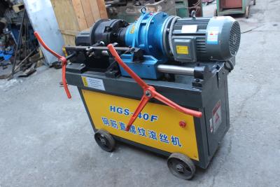 China High Speed Rebar Thread Rolling Machine , 4kw / 5.5kw Threaded Rod Making Machine for sale