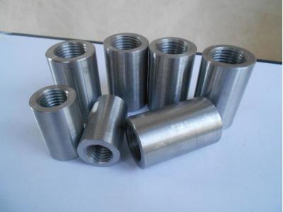 China Carbon Steel Threaded Rebar Coupler , Reinforcing Concrete Threaded Rebar Joint Coupler for sale