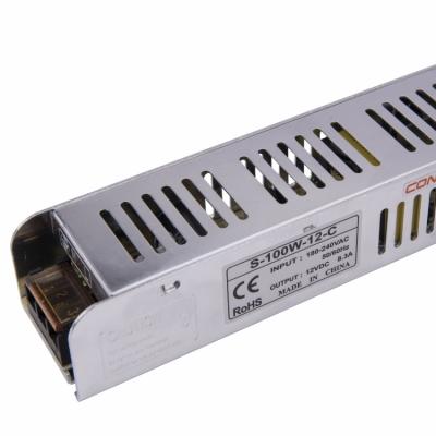 China Electronic Products Led Light Factory Shenzhen Dc12V 24 Volt Long Led Strips Lighting Cabinet Driver Linear Led Switch Power Supply Transformer for sale