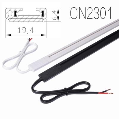 China Factory cheap price mini power magnetic led track lighting for showcase for display lightbox display stands CN2301 for sale