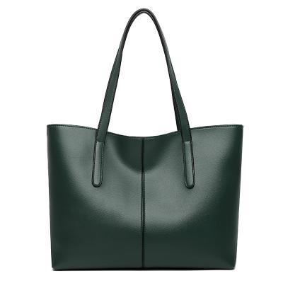 China Fashion Eco Friendly Sustainable Vegan Leather Tote Handbags for sale