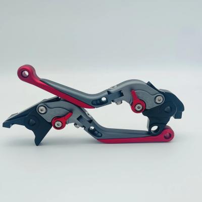 China Laser Printing Logo Motorcycle Handles Adjustable Extendable LOGO For HONDA CB1300 CB1100/GIO special/EX/RS  VFR1200/F  Folding Brake Clutch Levers for sale