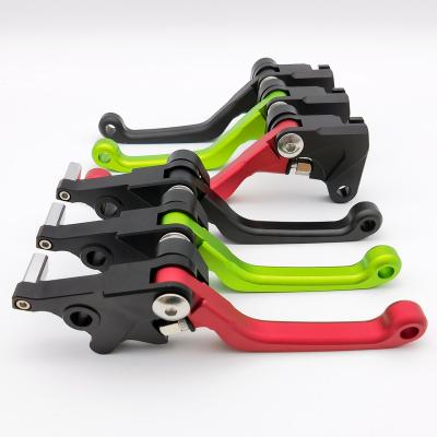 China CNC 6061 Billet Aluminum Dirt Bike Brake Clutch Levers Pivot Adjustable CNC for KLX140 08-21 | KLX140L 08-20 | KLX140G 17-20 | KLX140R KLX140RF 21 for sale