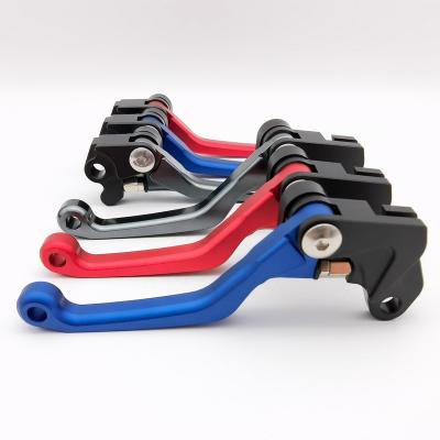 China CNC 6061 Billet Aluminum Dirt Bike Brake Clutch Levers Pivot Adjustable CNC for HONDA XR250/MOTARD CRM250R/AR XR400MOTARD for sale