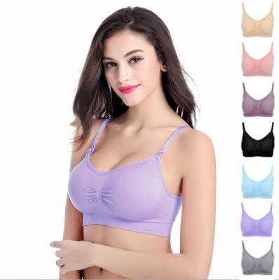 China Wholesale Cheap High Quality Comfortable Maternity Bras Antibacterial Nursing Nursing Bras Sleeping Bras for sale