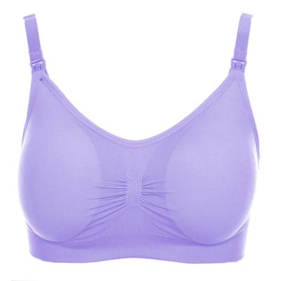 China New Wholesale Sexy High Quality Antibacterial Remove Pad Maternity Bra Customized Women Lactation Bra Care for sale