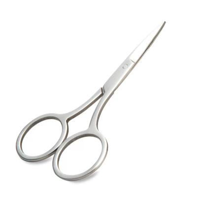 China Mini Scissors Custom Logo Fast Shipping Portable Professional Eyebrow Scissors Beauty Eyebrow Scissors Stainless Steel for sale