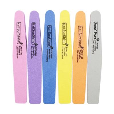 China Durable Professional Custom Printed Sanding Nail File Sponge Nail File Folder OEM Private Label Pad for sale