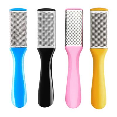 China Wholesale Convenience Pedicure Foot File Stainless Steel Pedicure Foot File Replaceable Sandpaper Foot File Callus Remover for sale