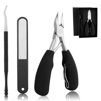 China Durable Professional Nail Nipper Set Stainless Steel Personal Toenail Clipper Cutter Pedicure Cuticle Scissors Nail Pliers for sale