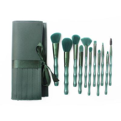 China Professional Durable Makeup Brush Set Plastic Handle Synthetic Hair 11Pcs Women Makeup Set for sale