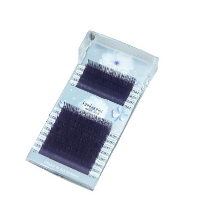 China Natural Soft Wholesale Professional Mink Lashes Private Label Colored Eyelash Extensions for sale