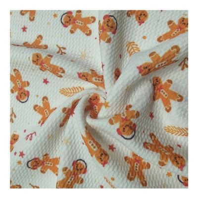 China Customized 100% Digital Pattern Polyester Print Jacquard Bow Ball Anti-Static Fabric By The Yard for sale