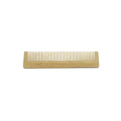 China Naturally Eco-Friendly Private Label Hair Comb Custom Logo Styling Natural Bamboo Comb for Hair Smooth and Massage for sale