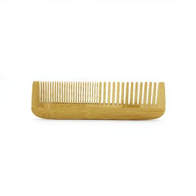 China Naturally Eco-Friendly Hair Comb Custom Styling Private Label Natural Bamboo Comb For Hair Straightening And Massaging for sale