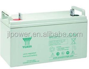 China UPS Yuasa Sealed Lead Acid Valve 12V120AH Regulated NP120-12 for sale