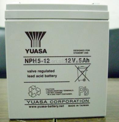 China UPS HOT sale, 12V5ah YUASA brand UPS battery. Can OEM. for sale