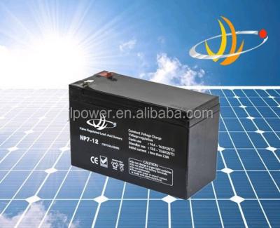 China Solar System 12v7ah Solar Power Battery , Lead Batteries Lead Acid Cell for sale